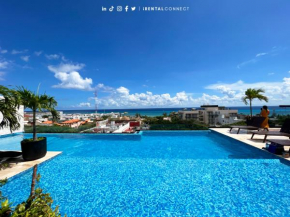 New Studio p-2, alberca, sauna, vista al mar y 5ta Av iR04